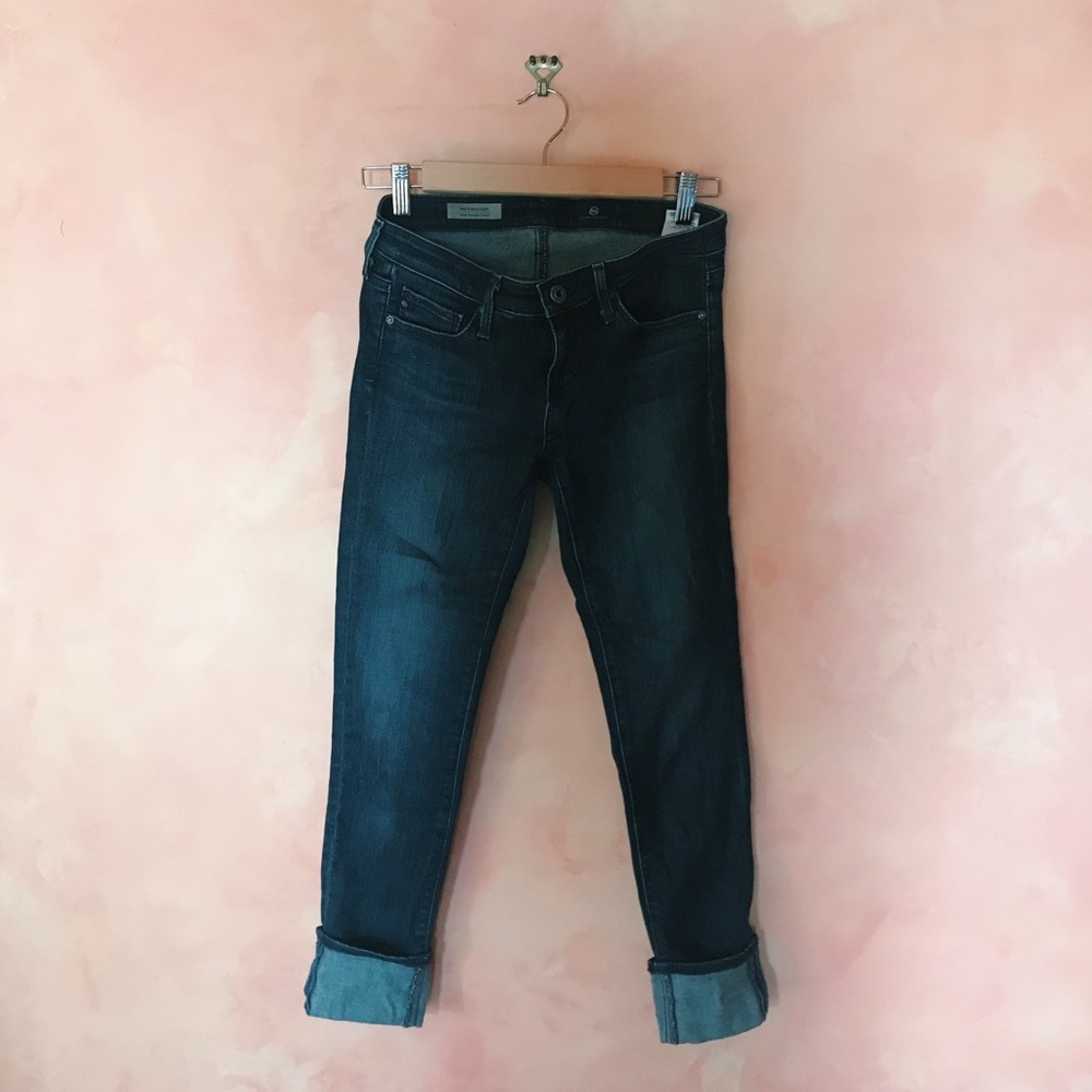 AG “Stevie Cuff” Cropped Jeans